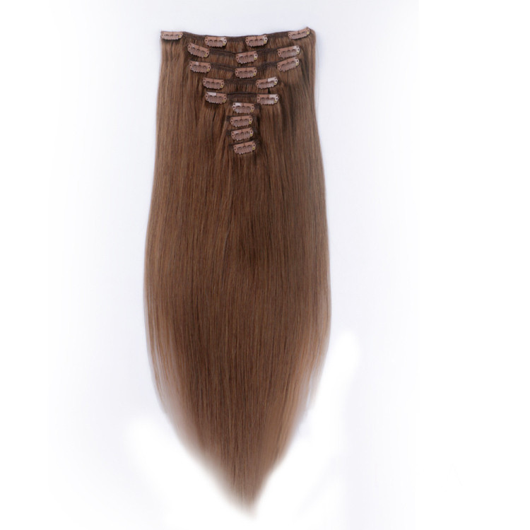 Brazilian best weave hair piece extensions clip SJ00152